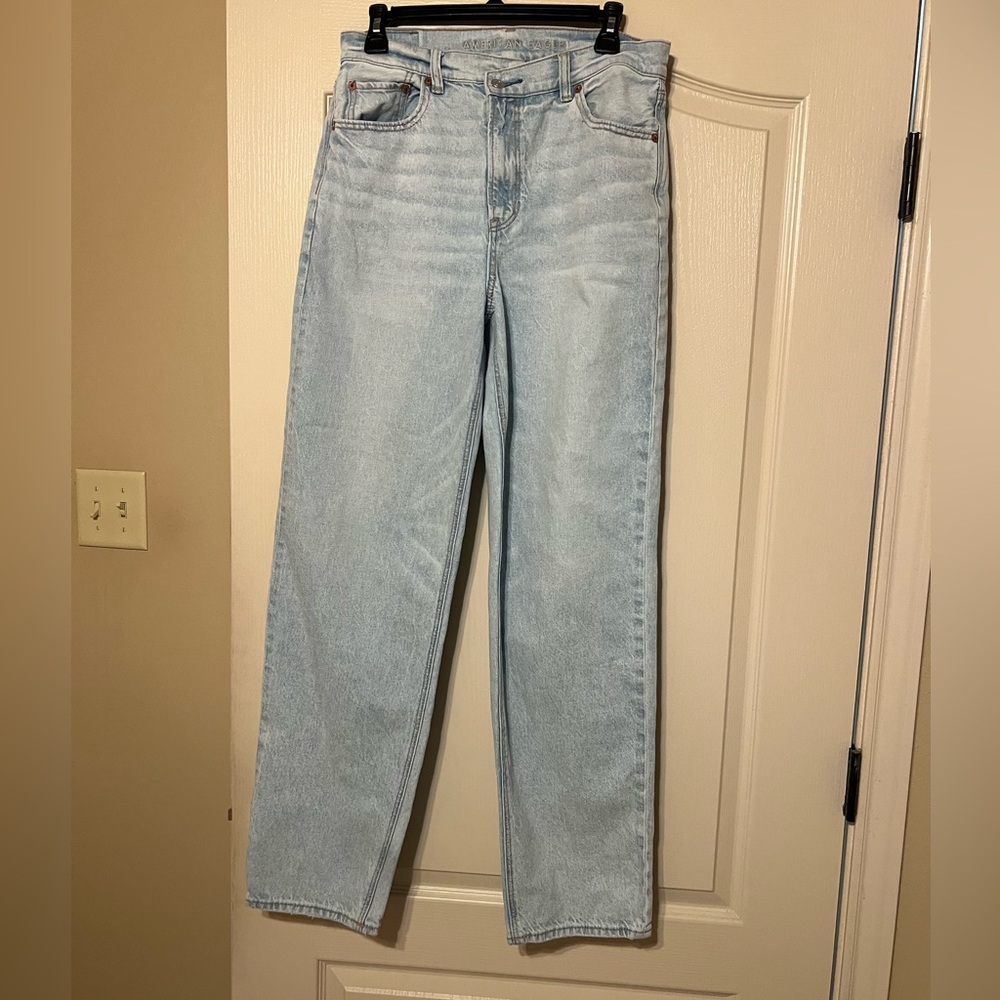 American Eagle Highest Rise Baggy Straight Jeans